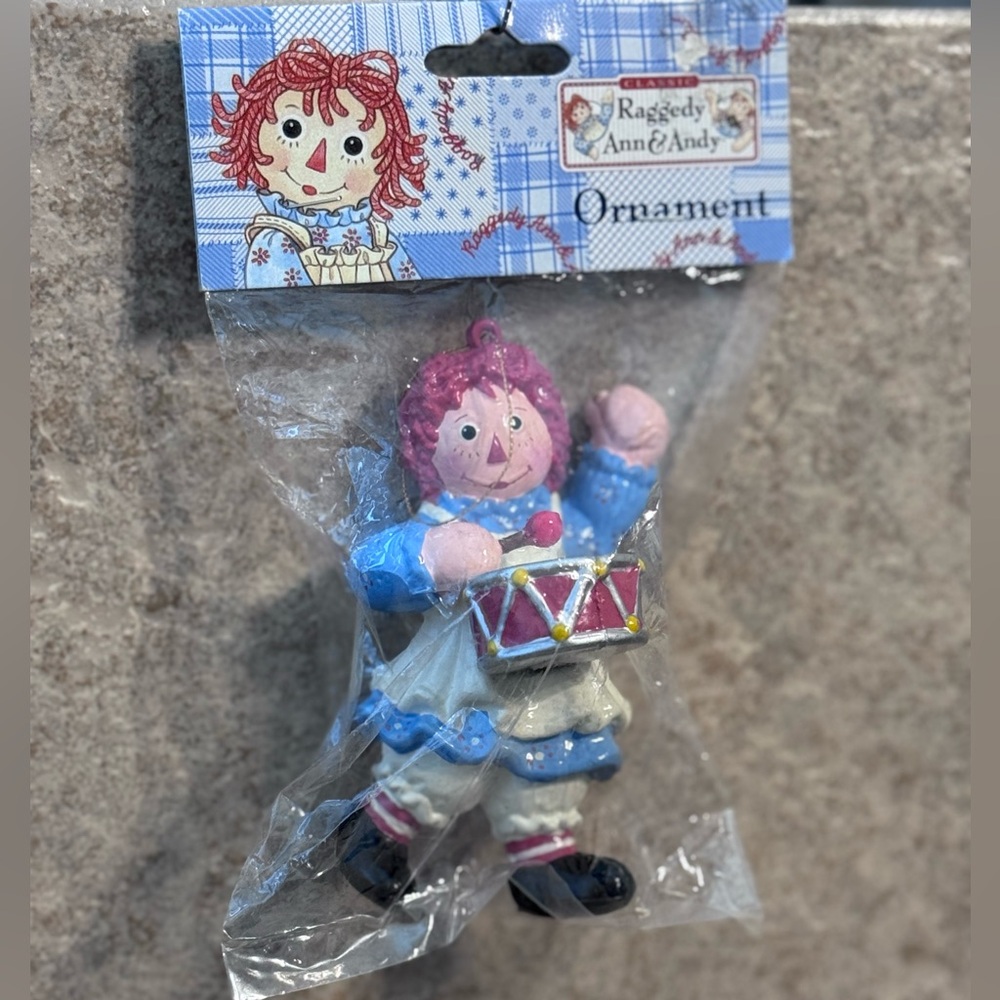 Kurt S. Adler Raggedy Ann Playing Drum Christmas Ornament